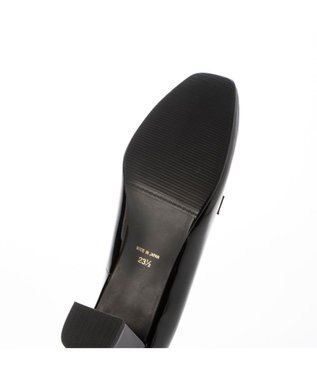 Riz raffinee <Riz raffinee>ビットヒールアップローファー ブラックエナメル