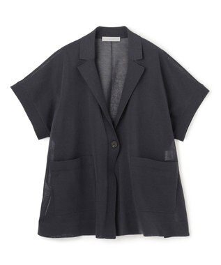 UNFILO L シアーフォルムニット ジャケットジレ