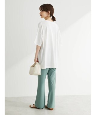 Green Parks カレッジロゴ半袖チュニック White