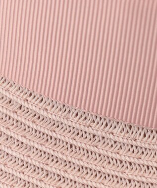 ANY KIDS 後ろ割れ リボン ブレード ハット ピンク