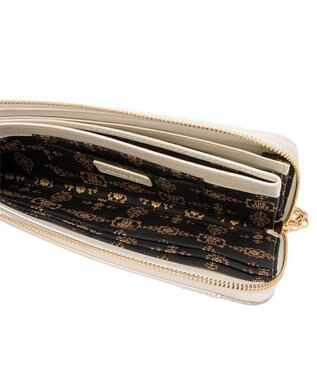 ANNA SUI ウィズスネーク  Lファスナー薄マチ長財布 パールホワイト