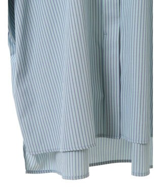 CRAFT STANDARD BOUTIQUE ステンサイドソリッドストライプブラウス① Stripe Sax