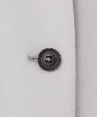 BEIGE， 【L-size】CINDY / ノーカラーロングジャケット Ice blue × White