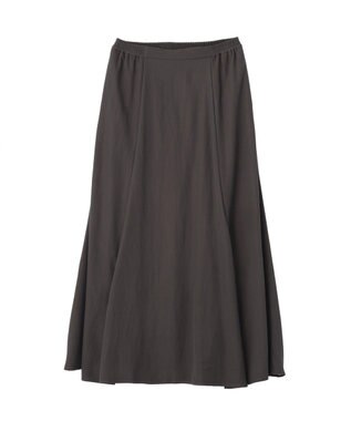 Green Parks さらっとナロースカート Charcoal Gray