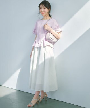 組曲 S 【美人LABコラボ】ビューティーファンクションジャージー パールコルセットトップス ピンク系