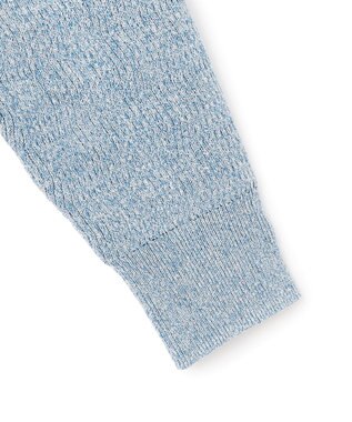 J.PRESS MEN ギマコットンフルジップ カーディガン サックスブルー系