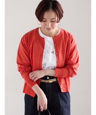 Te chichi ラインストーンサークルロゴTシャツ オフホワイト