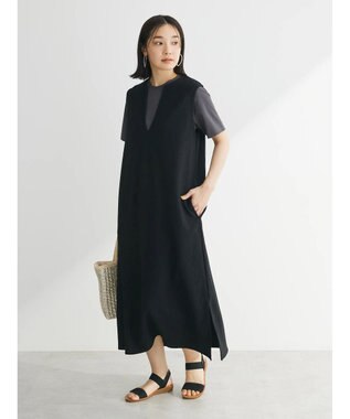 Green Parks 汗染み防止クルーネックＴシャツ Dark Gray