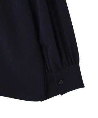 YECCA VECCA ラッフルブラウス Navy