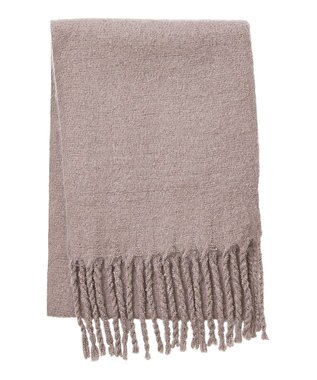 MOONBAT 【洗える】estaa ボリュームマフラー モカブラウン