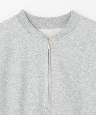 ANY ハーフジップスウェット ライトグレー