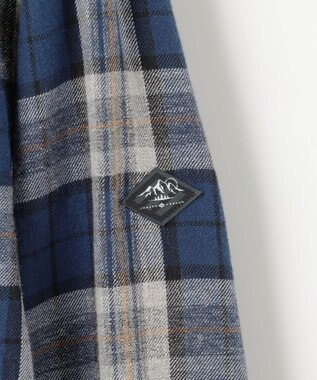 JOSEPH ABBOUD MOUNTAIN 【サスティナブル】オーガニックラフィーチェック シャツ ネイビー系4