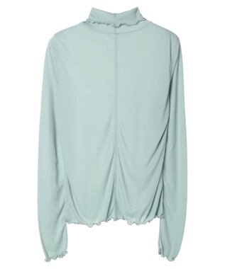 earth music&ecology シアータートルネックプルオーバー Mint