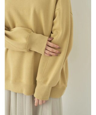 earth music&ecology 裏起毛チュニック Yellow