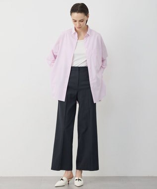 ICB 【先行予約】 クリーンブロード ポンチョシャツ ライトピンクストライプ