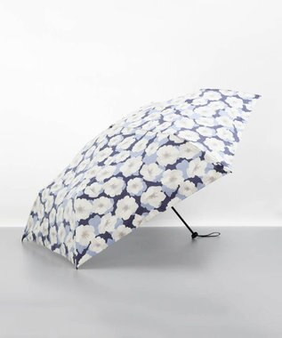 AURORA Blao（ブラオ）超耐風 花柄オールシーズン傘（折りたたみ・55㎝） サックス