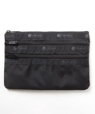 LeSportsac 3ZIP COSMETIC/リサイクルドブラックJP