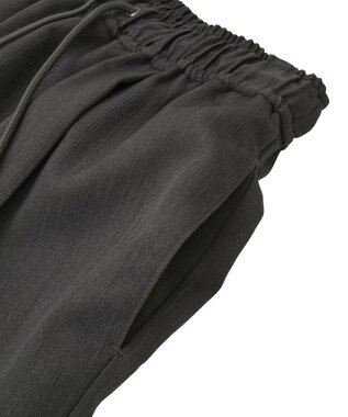 CRAFT STANDARD BOUTIQUE ウエストコードハーフパンツ Black