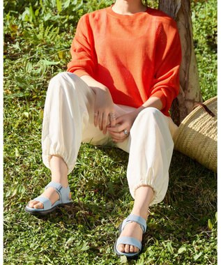 steppi 【洗える/新色登場】スポーツサンダル ライトブルー