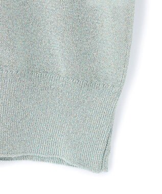 BEIGE， SMITHONITE / リュクスグリッター コクーンプルオーバー Sax