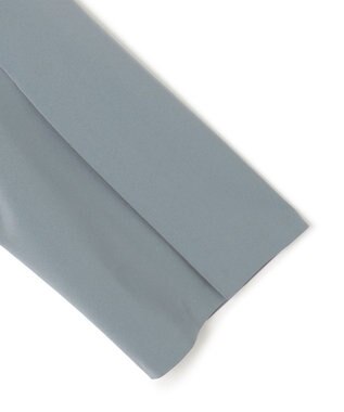 ICB 【新色追加・防シワ・速乾・洗える】Fied スリットスリーブブラウス ブルーグレー系