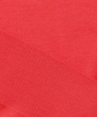 23区 【洗える】ウーステッドウール 重ね襟 ニット オレンジ系