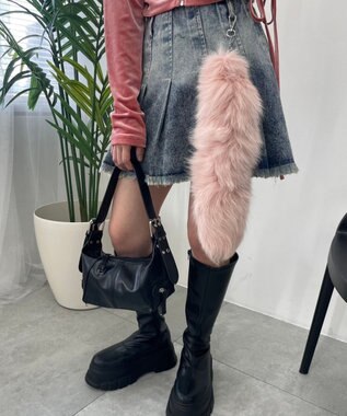 WEGO BIGファーしっぽキーホルダー 柄3