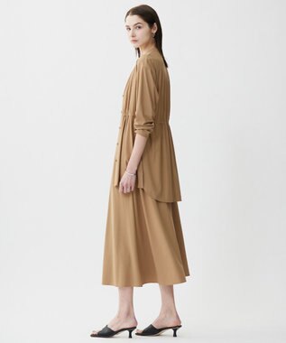 ICB 【WEB限定カラーあり・UVカット・接触冷感・速乾】マットスキューバ フレアスカート チノベージュ系