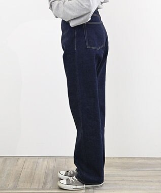 LENO KAY HIGH WAIST JEANS　ハイウエストストレートデニムパンツ INDIGO