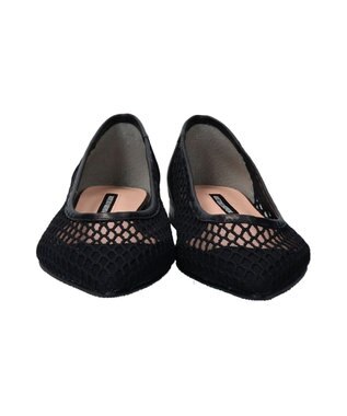 Bridget Birkin 【PARADIS COULEUR】チュールネットレイヤードパンプス ブラックコンビ