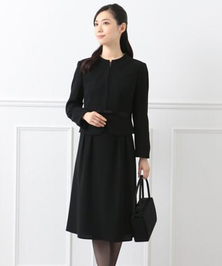 組曲 NOIR ガーシュストレッチバーズアイ ブラック系