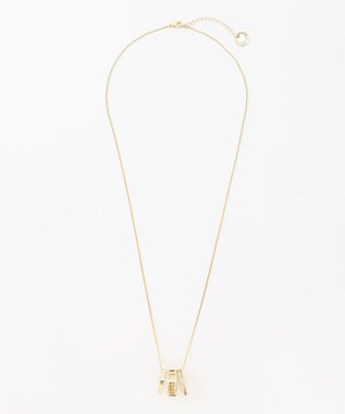 ANY SIS スリーリング ネックレス ライトゴールド