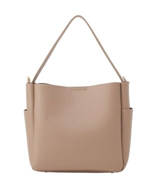 AMERICAN HOLIC 【2点セット】2WAYワンハンドルミニトート+ポーチ Gray Beige