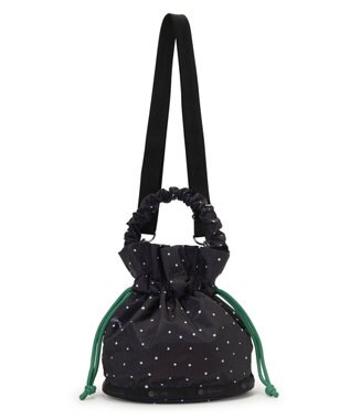 LeSportsac GH DRAWSTRING XBODY/ブリスドット/グリーンコード ブリスドット/グリーンコード