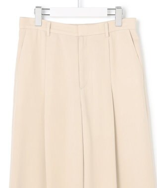 ICB L 【WEB＆一部店舗限定】BrightCupraSatin ワイドパンツ ベージュ