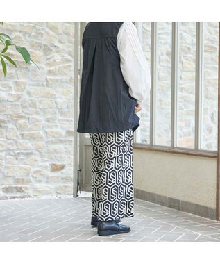 MODE ET JACOMO <D'ICI>スクエアトゥフラットブーツ ブラック