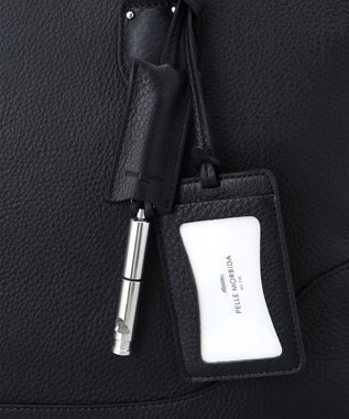 GOTAIRIKU 日本製【PELLE MORBIDA】2WAY シュリンクレザートートバッグ ネイビー系