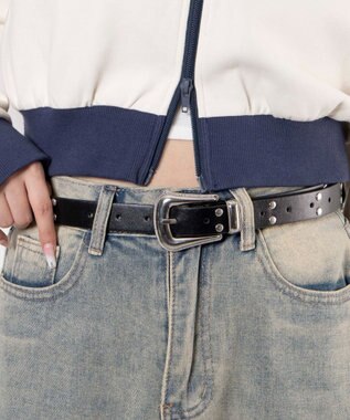 WEGO スタースタッズベルト ブラック