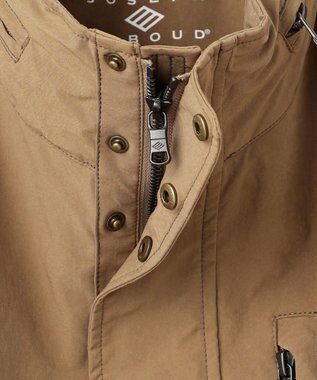 JOSEPH ABBOUD 【ストレッチ/撥水/JAPANファブリック】パウダーツイル ブルゾン ベージュ系