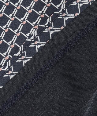 J.PRESS LADIES 【2WAY】幾何プリント ボウタイ カットソー ネイビー系5