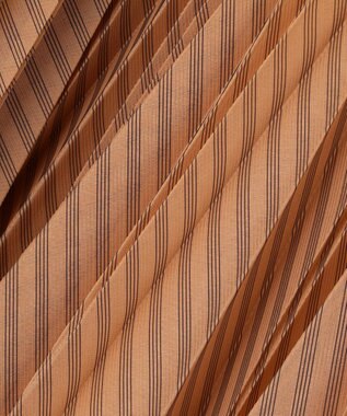 ICB カールマイヤープリーツ スカート アンバーブラウン