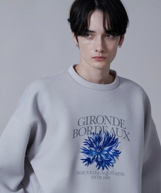 WEGO KEEPWARM　グラフィックプルオーバー ライトグレー