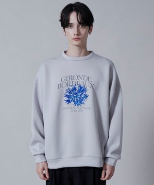 WEGO KEEPWARM　グラフィックプルオーバー ライトグレー