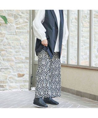 MODE ET JACOMO <D'ICI>スクエアトゥフラットブーツ ブラック