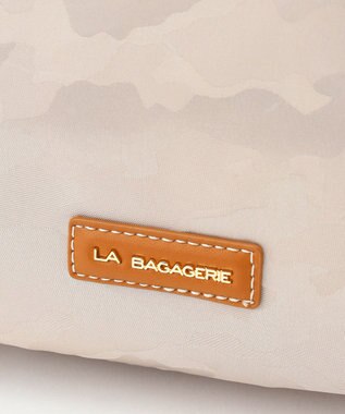 LA BAGAGERIE シャドージャカード リュックサック アイボリー