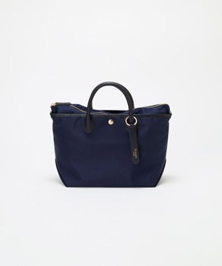 TOPKAPI 【Breath TOPKAPI】ナイロン レザーハンドル シンプル ミニ トートバッグ / 軽量 ネイビー