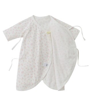 MIKI HOUSE HOT BISCUITS 肌着セット 通年用(総柄) ピンク