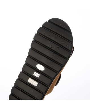 MODE ET JACOMO <D'ICI>ベルクロフラットサンダル ブラウンヌバック