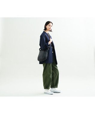 genten 【新色】ムース 2wayショルダー小 クロ