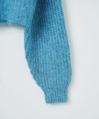WEGO アンサンブルニットリボンカーデ ブルー